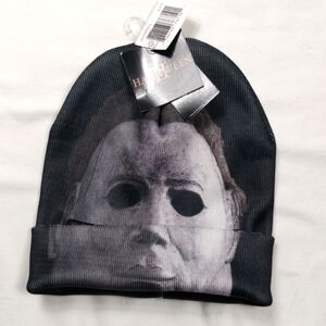 Halloween Mask Mens Beanie